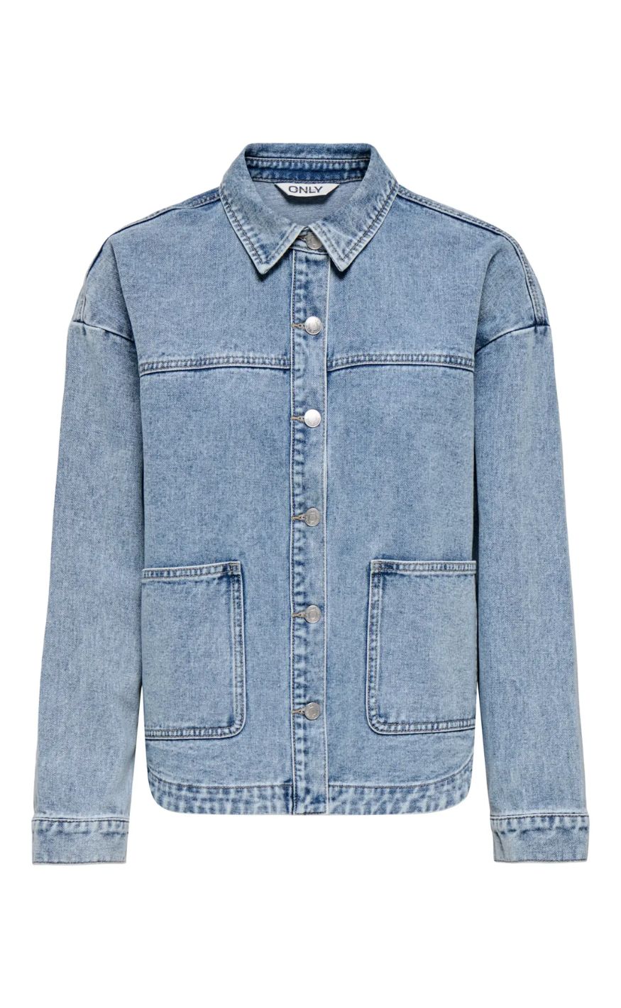 Only Jakke Ferbie Light Blue Denim