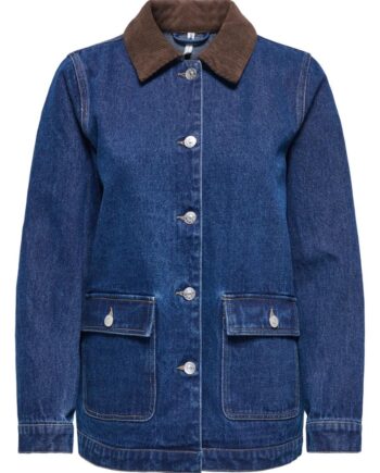 Only Jakke Frankie Ls Dark Blue Denim