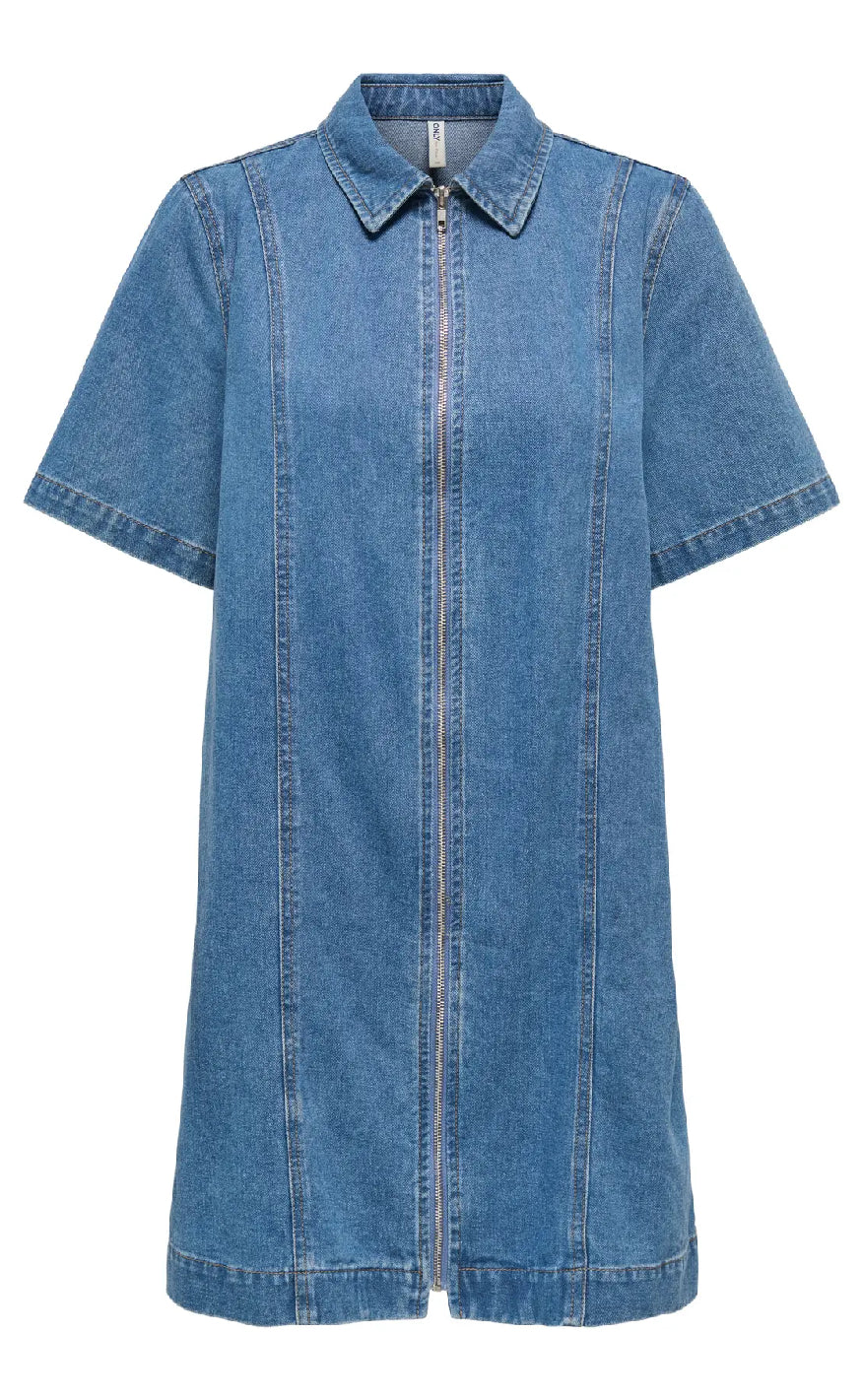 Only Kjole Rosenheim Light Medium Blue Denim