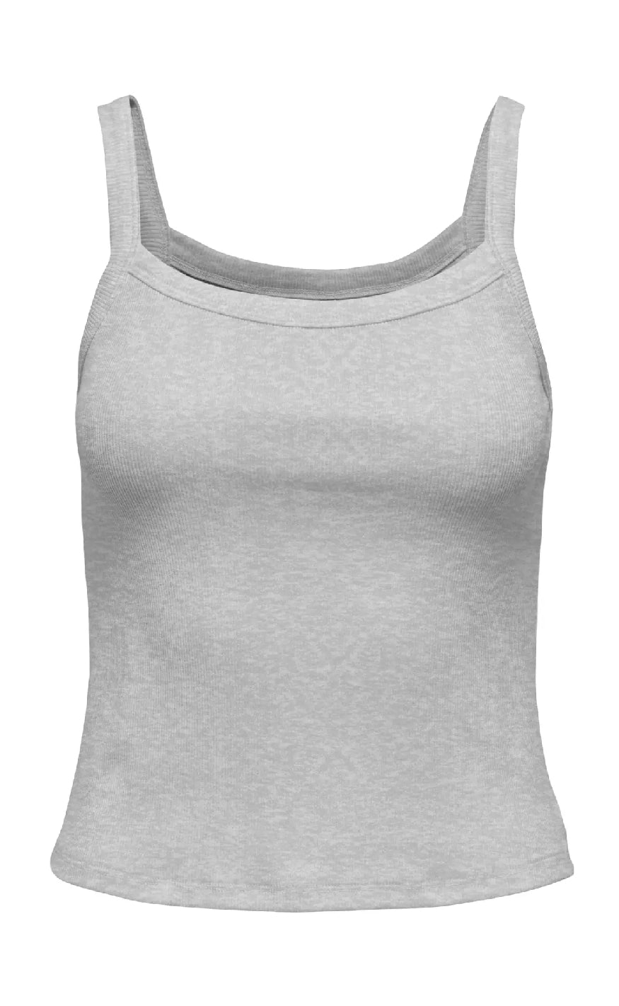 Only Top Vira Light Grey Melange
