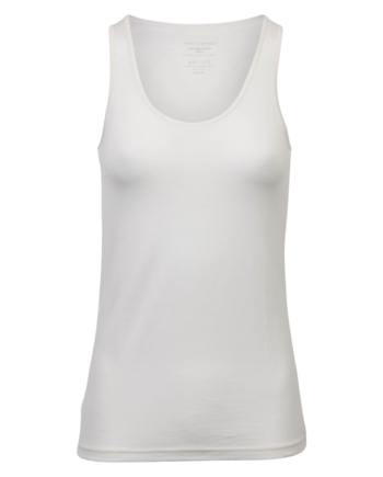 Panos Emporio Dame Tanktop   Merinouldmix Offwhite