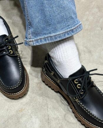 Phenumb Loafers Rudder-  Leather Black