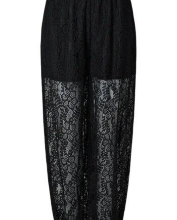 Pieces Bukser Aline Lace Black