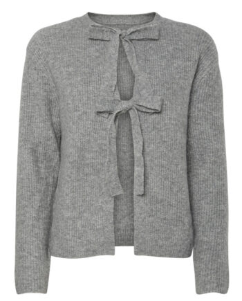 Pieces Cardigan Silly Medium Grey Melange
