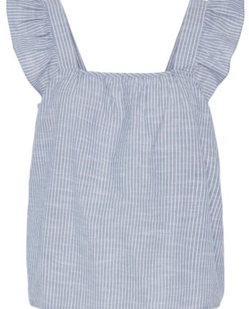 Pieces Top Apia Coronet Blue Bright White