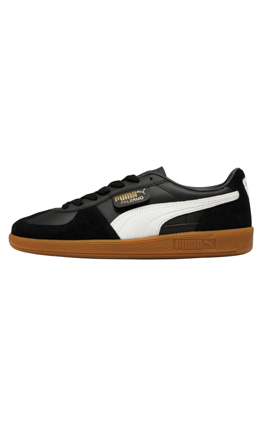 Puma Sneakers Palermo Lth Black Feather Gray Gum