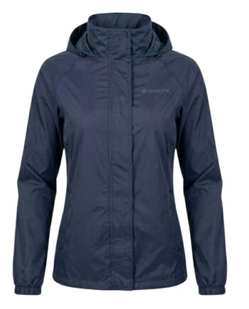 Regnjakke Dame Treklife Rain Packaway Blå