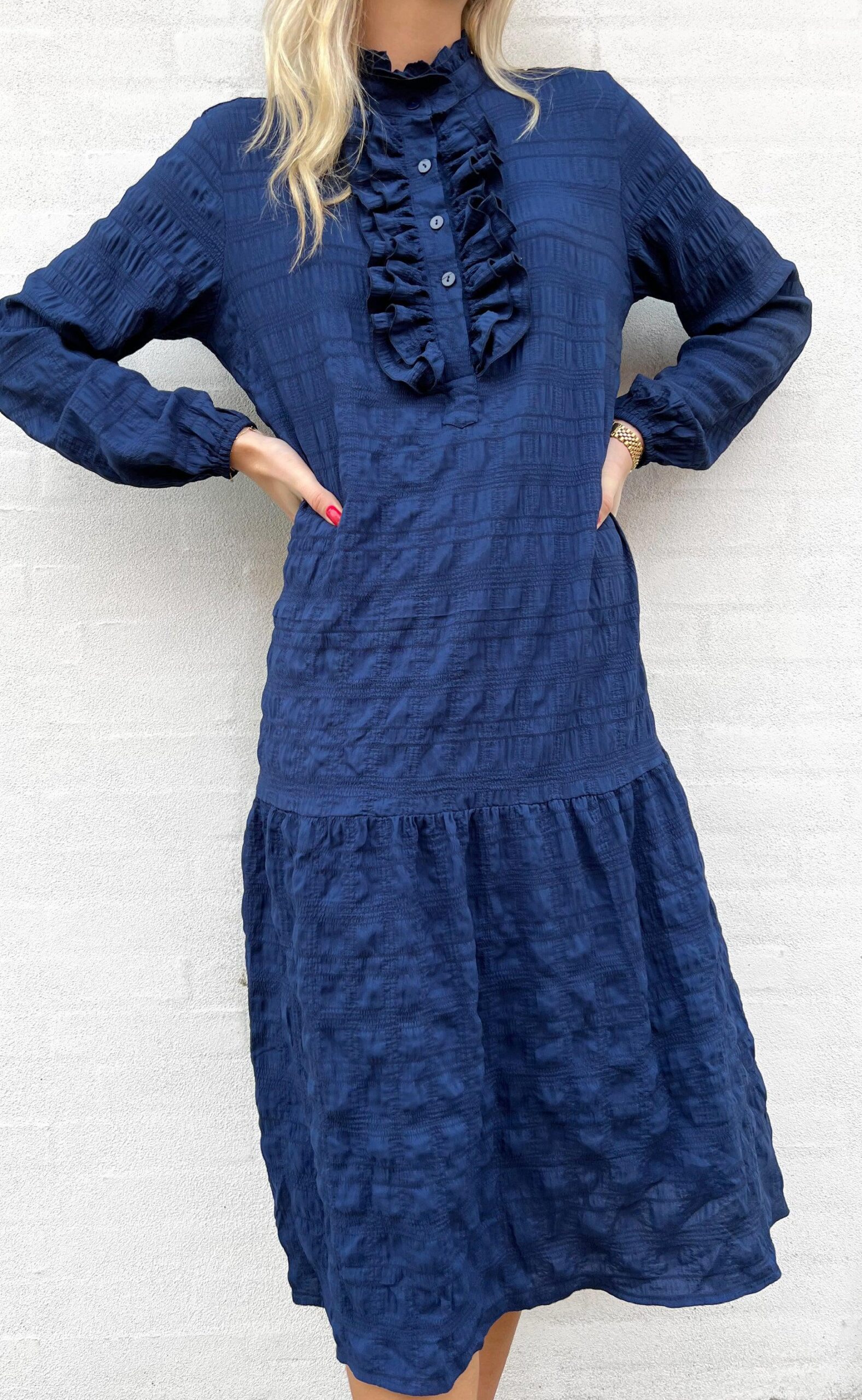 Say Ina Copenhagen Kjole Cecilia Dark Blue