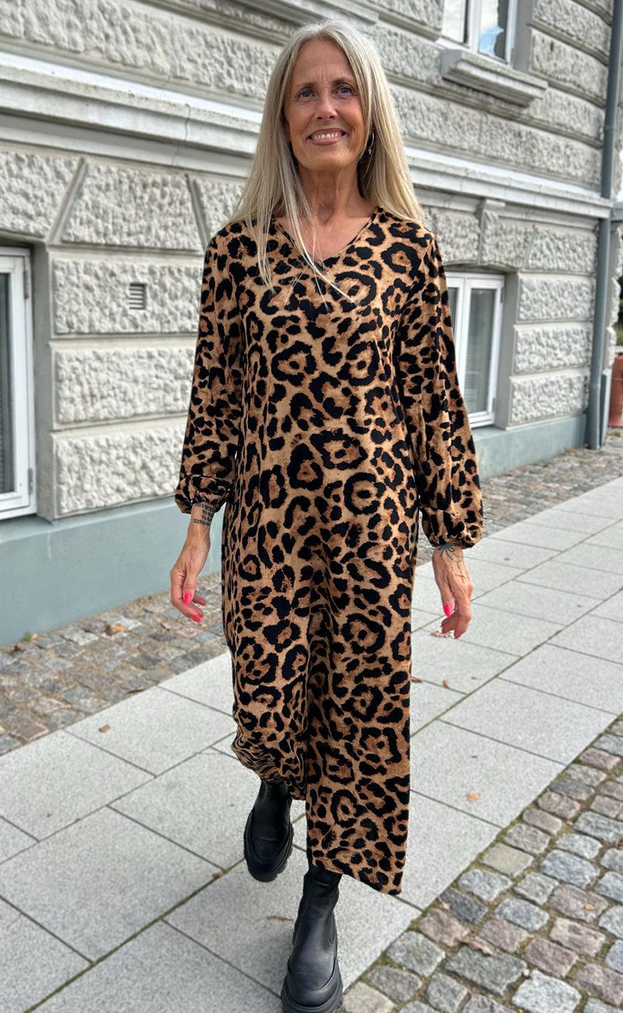 Say Ina Copenhagen Kjole Lia Poplin Leopard