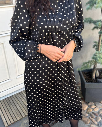 Say Ina Copenhagen Kjole Liara Black    White Dots