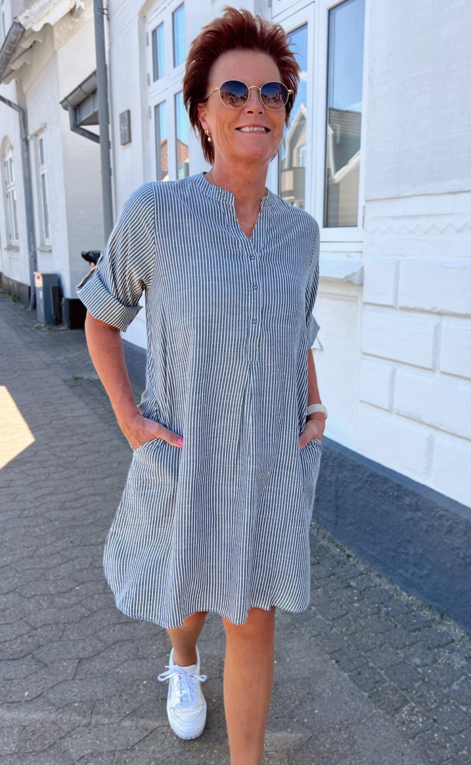 Say Ina Copenhagen Kjole Nia Black Striped