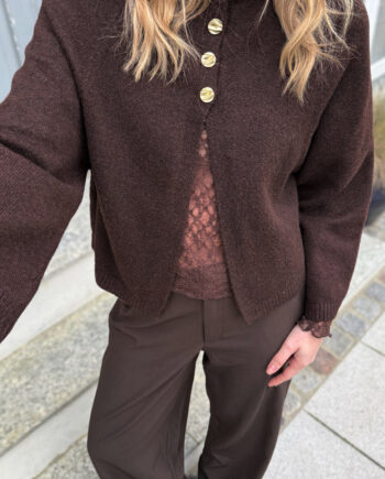 Say Ina Copenhagen Strik Kamilla Knit Dark Brown