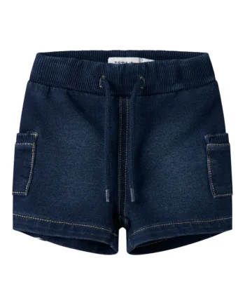 Silas Denim Biker Shorts Dark Blue Denim 80