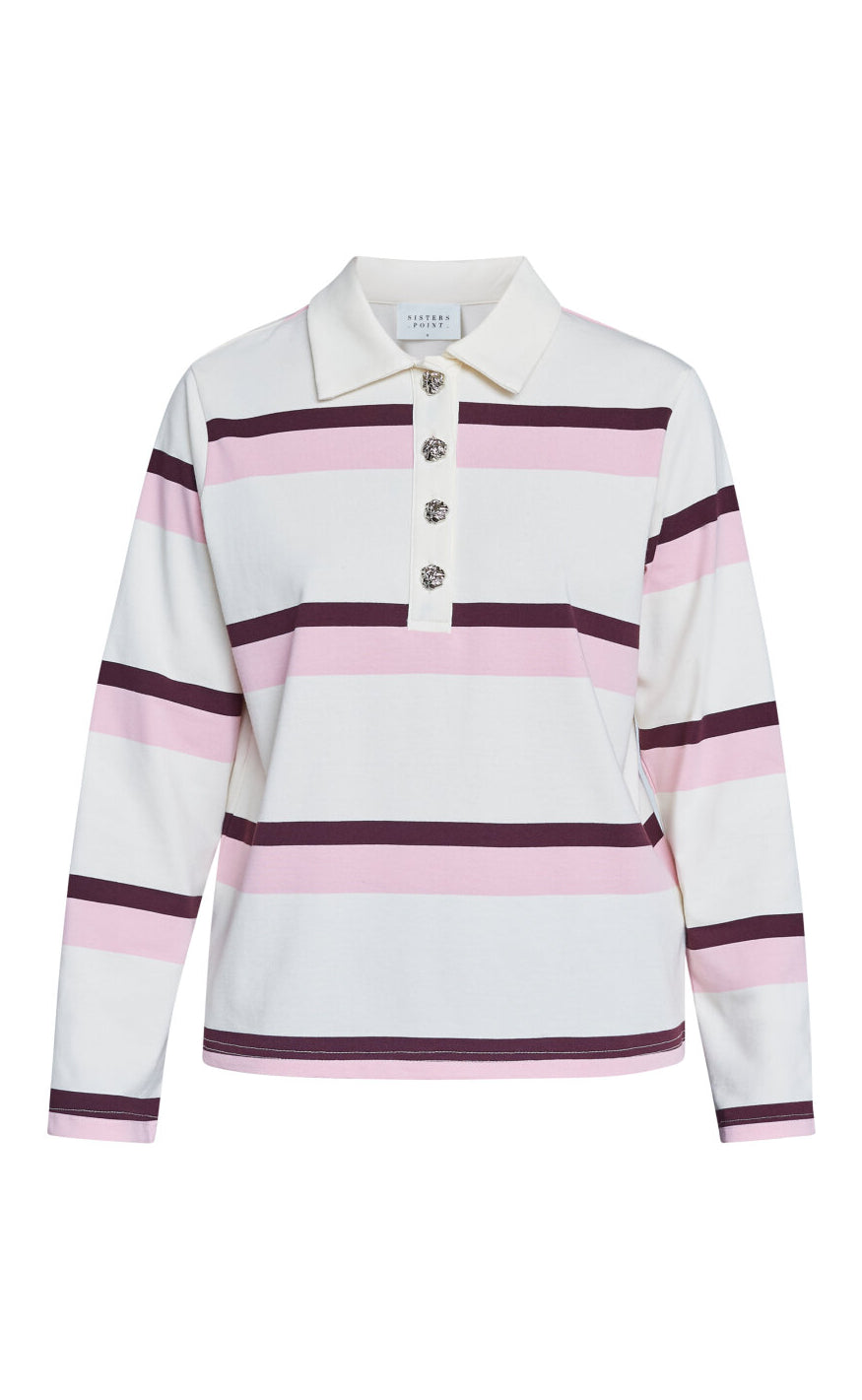 Sisters Point Bluse Vebby-ls Stripe