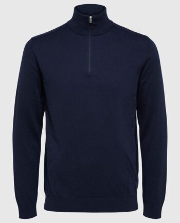 Slhberg Half Zip Cardigan   No
