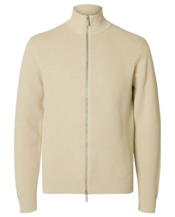 Slhdane Ls Knit Structure Full Zip