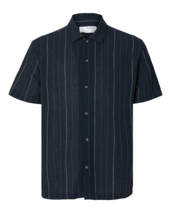 Slhreg-mix Shirt Ss Classic Camp