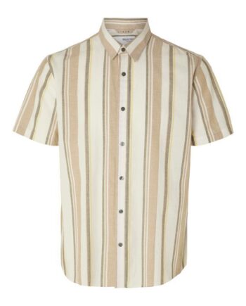 Slhregnew-linen Shirt Ss Class