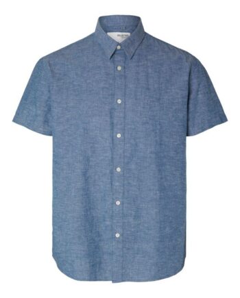 Slhregnew-linen Shirt Ss Class