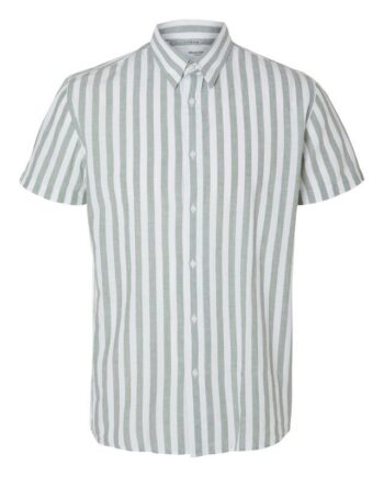 Slhregnew-linen Shirt Ss Class