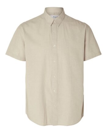 Slhregnew-linen Shirt Ss Class