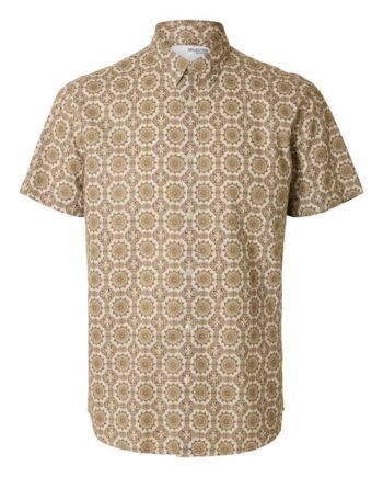 Slhregnew-linen Shirt Ss Class