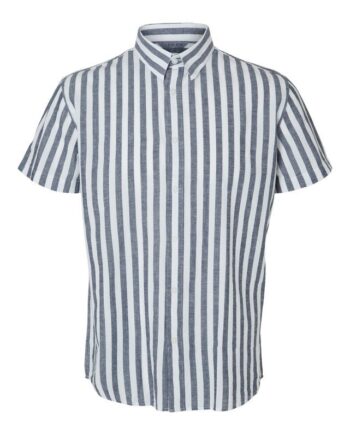 Slhregnew-linen Shirt Ss Class