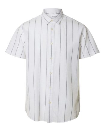 Slhregnew-linen Shirt Ss Class