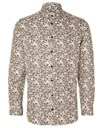 Slhslimsoho-ethan-aop Shirt Ls   No