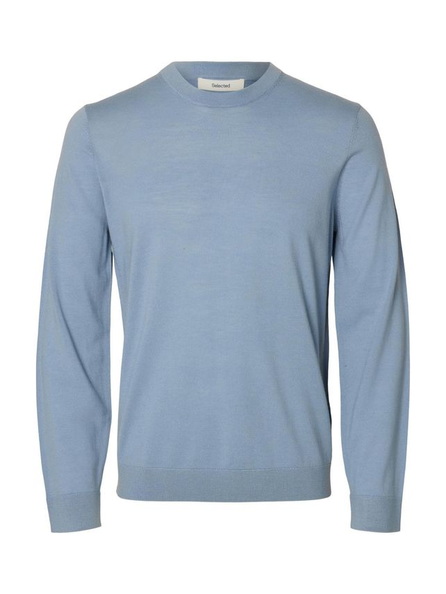 Slhtray Ls Knit Merino Crew Neck No