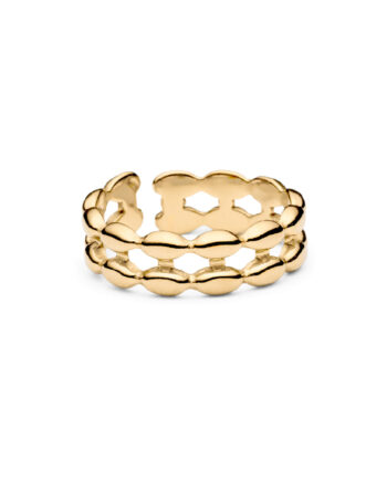 Smykkeli Copenhagen Ring Lisa Gold Colour