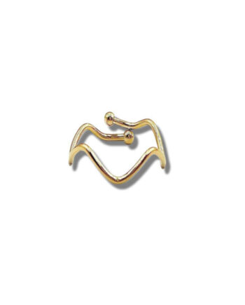 Smykkeli Copenhagen Ring Stockholm Gold Colour