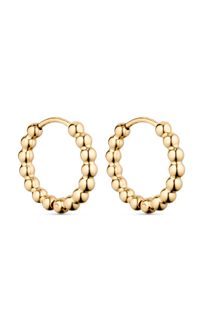 Smykkeli Copenhagen øreringe Emily Small Gold Colour