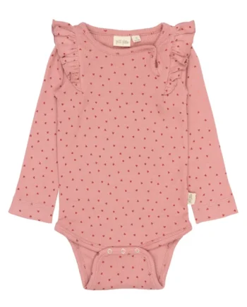 Sonja Langærmet Body Dusty Rose Heart 92 Cm