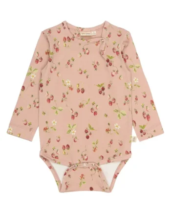 Star Langærmet Body Misty Rose Strawberry 92 Cm