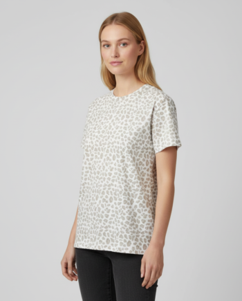 Steenholt Ass Dame  -shirt P2 Aop Leo Eucalyptus