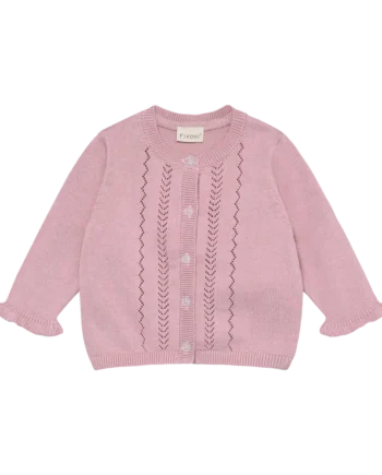 Strikket Cardigan Bleached Mauve 50