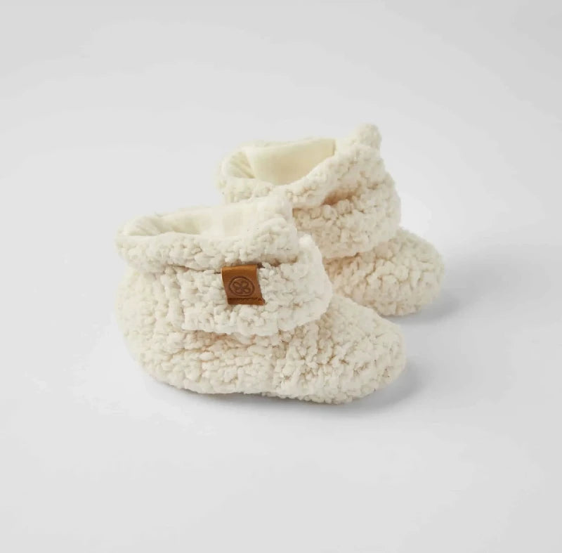 Teddy Booties Off White   -12m