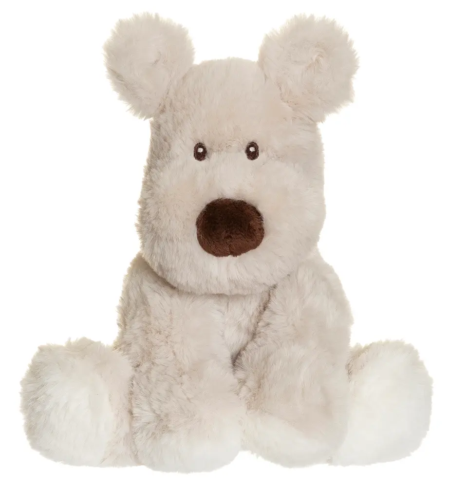 Teddy Mocca Lille Hund Grå 18 Cm
