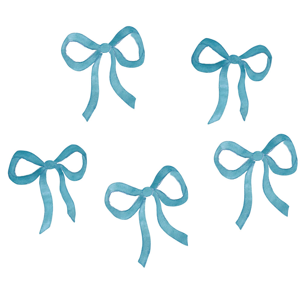 That Apos Mine Wallsticker Sløjfer -pak Blue