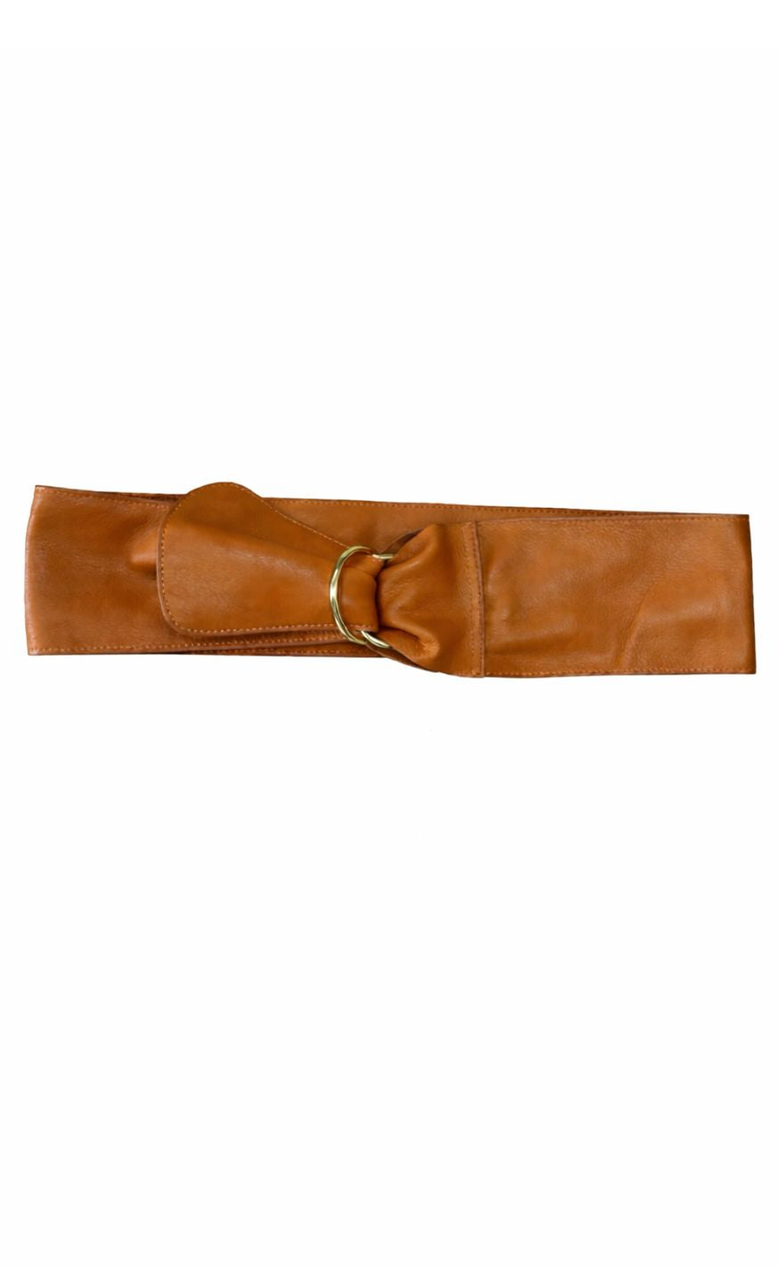 Tim   Simonsen Bælte Cara Cognac-gold