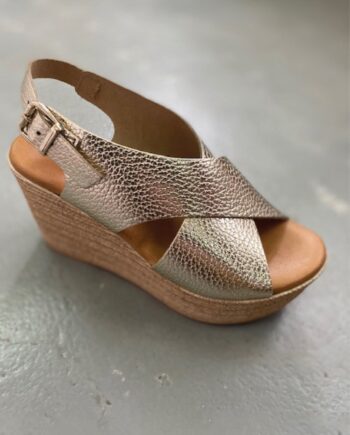 Tim   Simonsen Sandaler Isabella Metal Platino