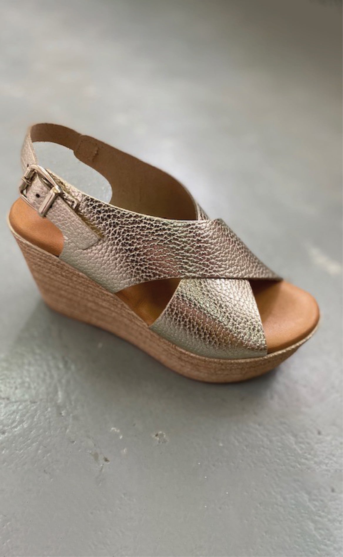 Tim   Simonsen Sandaler Isabella Metal Platino