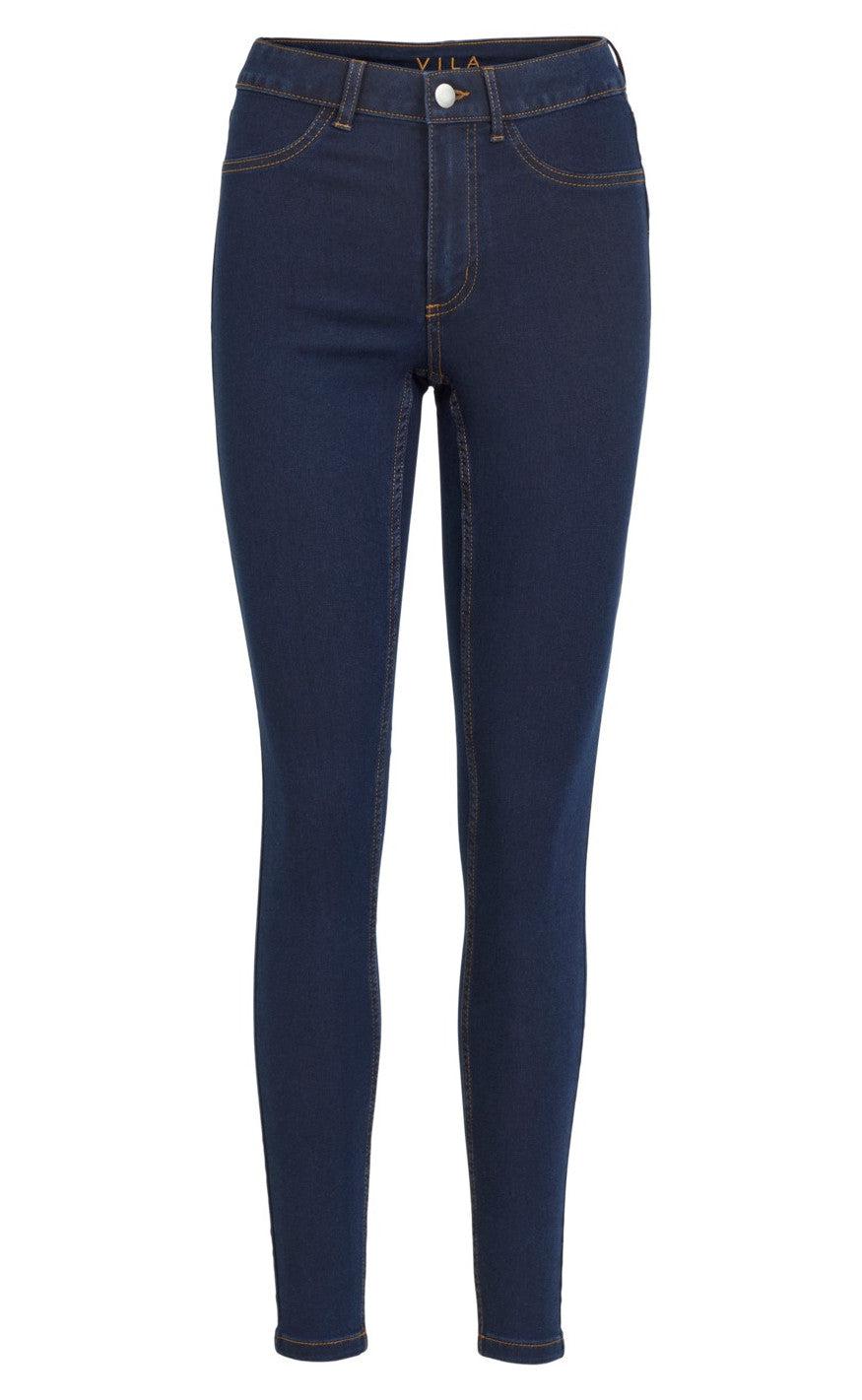 Vila Bukser Jeggy Ana Dark Blue Denim