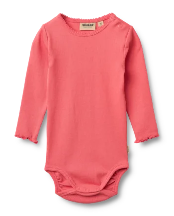 Wheat Regitze Langærmet Rib Body Watermelon 74