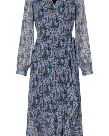 Yas Kjole Esmeralda Midi Black
