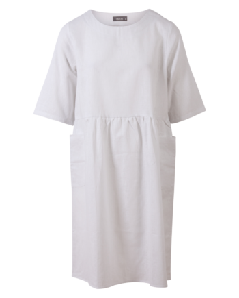 Zbyz Dame Kjole Plus Size White 54 56
