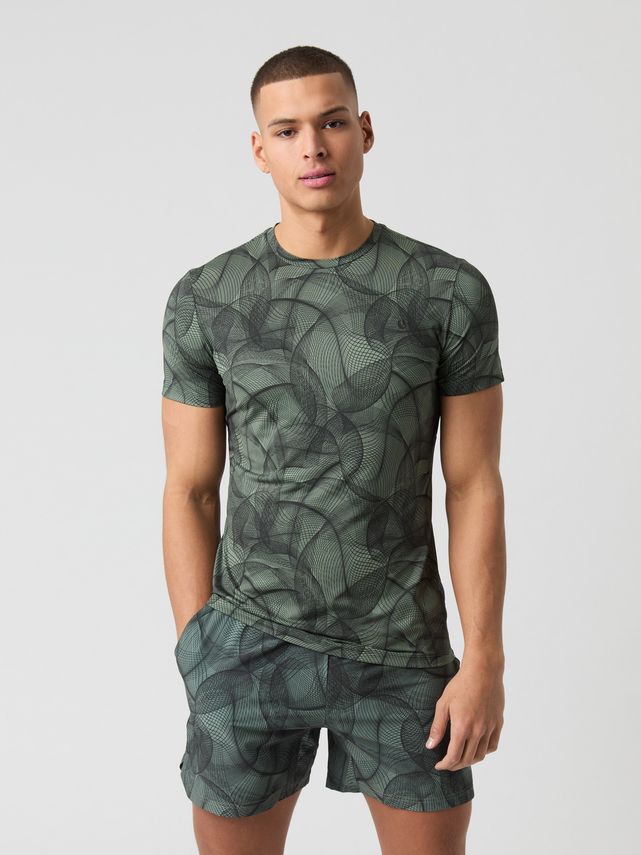 Ace Printed  -shirt  Bb Big Grid