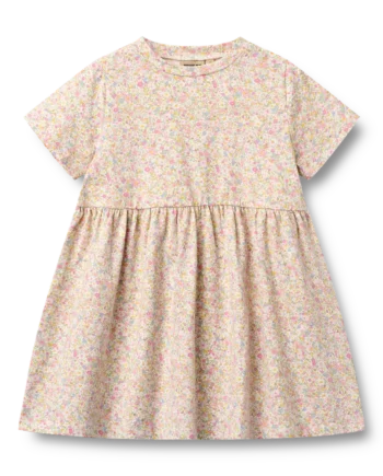 Anna Jersey Kjole Blush Flower Meadow 116