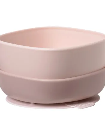 Box Skål Med Sugefod  -pak Rosa